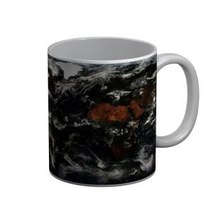 Fabulous Mug c&eacute;ramique Carte du Monde Planisphere Photo Satellite