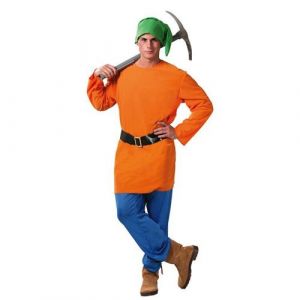 d&eacute;guisement de nain - taille unique - orange - g&eacute;n&eacute;rique 80660