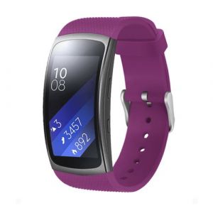 Strap-it Bracelet silicone - compatible pour Samsung Gear Fit 2 / Fit 2 Pro (violet)
