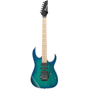 Guitare électrique Ibanez RG470AHM-BMT Blue Moon Burst Forme ST