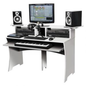 Accessoires home studio GLORIOUS DJ WORKBENCH WHITE Workstation