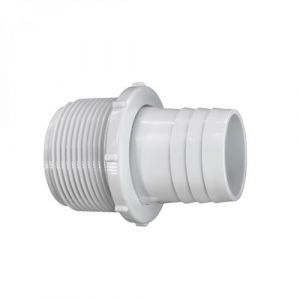 Embout cannelé pour raccord tuyau flottant - 1-1/2 - Ø 38 mm - Blanc - 3396 - Hayward