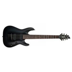 Guitares électriques SCHECTER DEMON 7 SATIN BLACK 7 Cordes