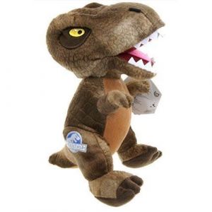 Peluche geante t-rex brun 53cm - dinosaure jurassic world - grande peluche tyrannosaure rex brun - re:9176d