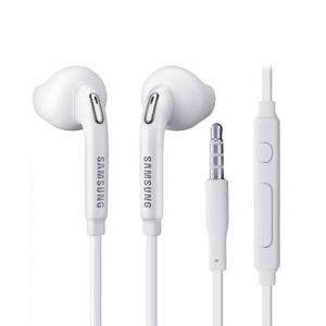Samsung EO-EG920BW - &Eacute;couteur Intra Auriculaire - Prise Jack 3.5 - Telecommande - Cable Plat - Blanc (En Vrac)