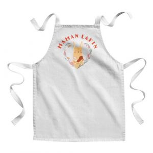 Fabulous Tablier Enfant Cuisine V&eacute;ronique Maman Lapin - Qualit&eacute; Premium 100% Coton