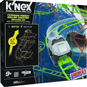 Ensemble de construction de montagnes russes Typhoon Frenzy Knex