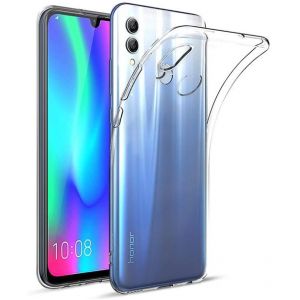 Coque pour Honor 10 Lite Housse de Protection Silicone Ultra Fine, Mince, Transparente, Etui Amortissant Liquid Crystal Clear Bumper Top4pc&reg;