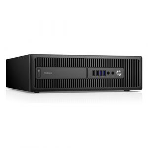 Unit&eacute; centrale HP 600 G2 sff i7-6700T 8Go 256Go SSD+500Go HDD Lecteur DVD W10P - Noir