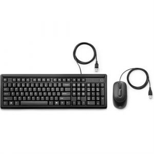 HP 160 - Ensemble clavier et souris - USB - Français - noir - pour HP 21, 22, 24, 27; Pavilion 24, 27, TP01