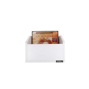 Meuble Enova Hifi Vinyle Box 120wh pour 120 vinyles Blanc