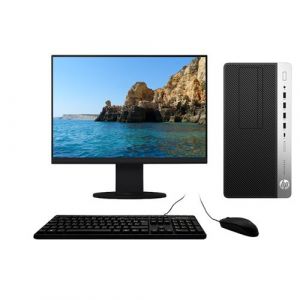 HP EliteDesk 800 G4 TWR i5-8500 4.10GHz 8Go/240Go SSD Wifi W11 + Ecran 20