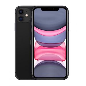 Apple iPhone 11 - 4G smartphone - double SIM / Mémoire interne 64 Go - Écran LCD - 6.1" - 1792 x 828 pixels - 2x caméras arrière 12 MP, 12 MP - front camera 12 MP - noir