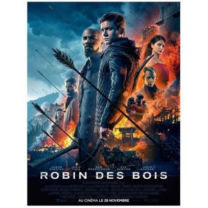 Affiche de Cin&eacute;ma Robin Des Bois - 2018 - Taron Egerton, Jamie Foxx - envoi roul&eacute;