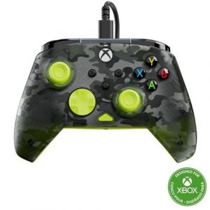 Manette de jeu - Xbox Series X S, Xbox One et PC - Rematch Core - RGB - Filaire - Camouflage Noir / Jaune -