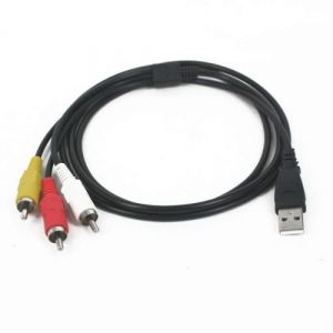 INECK&reg; C&acirc;ble adaptateur USB M&acirc;le vers 3 RCA M&acirc;le 1,5 M&egrave;tre