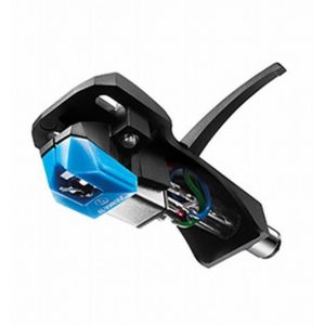 Cellule St&eacute;r&eacute;o Conique Audio-Technica AT-VM95C/H avec porte-cellule AT-HS6 Bleu