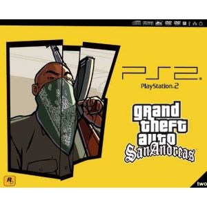 Sony Pack Nouvelle PlayStation 2 + GTA San Andr&eacute;as