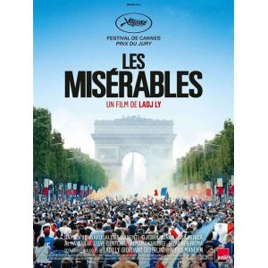 Les Misérables - 2019 - Damien Bonnard, Alexis Manenti - 116x158cm - Affiche de cinéma originale pliée