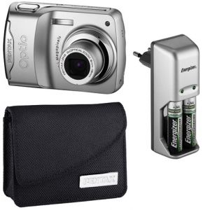 Pentax Optio E30 + kit chargeur + &eacute;tui