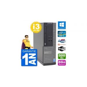 Pc dell optiplex 3020 sff i3-4130 ram 8go disque dur 500go windows 10 wifi