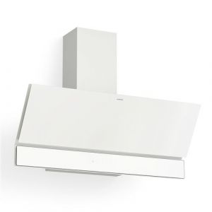 Klarstein Velaire Hotte Aspirante 90 cm 820 m&sup3;/h Classe A++  &Eacute;vacuation/Recyclage Blanc