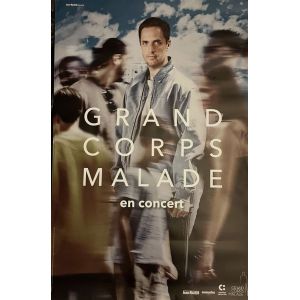 Affiche - Grand Corps Malade - En Concert 2023 - 80x120cm