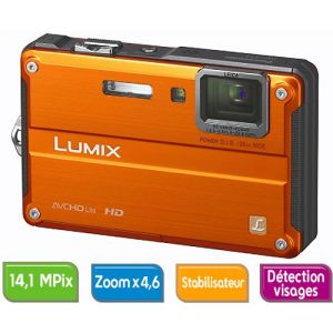 Panasonic Lumix DMC-FT2 EF-D (&eacute;tanche) Orange