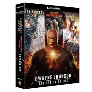 Coffret 3 films Dwayne Johnson Blu-ray 4K Ultra HD