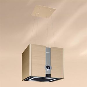 Hotte d'îlot - Klarstein Futurelight Smart - recyclage d'air - 420 m³/h - LED - Contrôle via app
