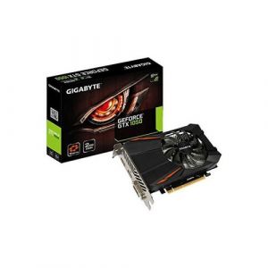 Gigabyte GeForce GTX 1050 D5 2G - Carte graphique - NVIDIA GeForce GTX 1050 - 2 Go GDDR5 - PCIe 3.0 x16 - DVI, HDMI, DisplayPort