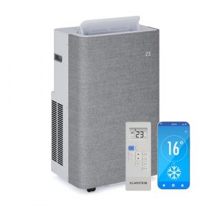 Klarstein AireLux Climatiseur mobile Smart 14000 BTU 390 m&sup3;/h Ventilateur d&eacute;shumidificateur