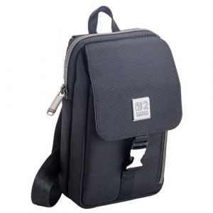 Sac bandoulière vertical Nacon MC16 Noir pour Nintendo Switch™ 2 Nintendo Switch™ Nintendo Switch™ modèle OLED et Nintendo Switch™ Lite
