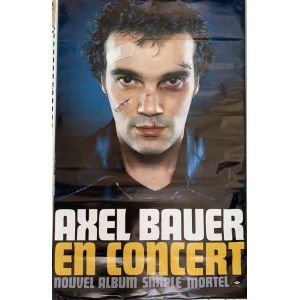 Axel BAUER - En Concert / Simple Mortel - 80x120cm - Affiche