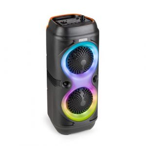 Fenton Track210 Enceinte Portable Bluetooth Lumineuse, 100W, Batterie Longue Autonomie 8H, Facile &agrave; Transporter, Enceinte Karaok&eacute;