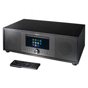 MEDION P66400 - Syst&egrave;me audio tout-en-un - &eacute;cran LCD 7,1 (2,8'') - Internet/DAB+/PLL-FM - CD/MP3 - Bluetooth - Noir