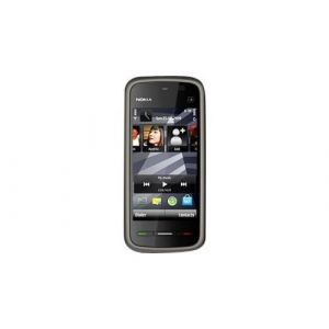 Nokia 5230 - 3G smartphone - microSD slot - &Eacute;cran LCD - 3.2" - 640 x 360 pixels - rear camera 2 MP - Noir/argent fonc&eacute;