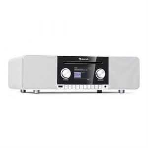 Radio Internet - Auna Connect CD MKII - Lecteur multimédia BT MP3 DAB+ Spotify Connect Radio - Blanc
