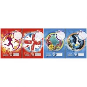 Landr&eacute; cahier &eacute;colier a4, r&eacute;glure 26   quadrill&eacute;, 32 pages 100050040