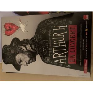 Arthur H - En Concert 2019 - 40x60cm - Affiche