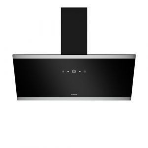 Klarstein FlashLine Hotte aspirante 90 cm tactile 524 m&sup3;/h CEE A++ LED silencieuse Recyclage d'air & &Eacute;vacuation