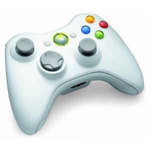 Manette Xbox 360 sans fil blanche – Manette Xbox 360 blanche Microsoft