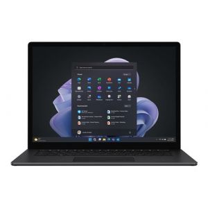 Microsoft Surface Laptop 5 for Business - Intel Core i5 - 1245U / jusqu'à 4.4 GHz - Evo - Win 11 Pro - Carte graphique Intel Iris Xe - 16 Go RAM - 256 Go SSD - 13.5" écran tactile 2256 x 1504 - Wi-Fi 6 - noir mat - clavier : Français