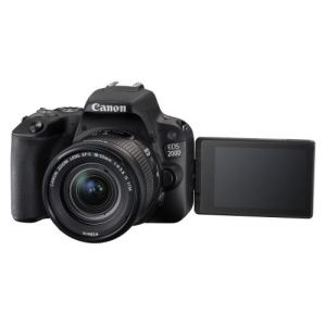 Canon EOS 200D - Appareil photo num&eacute;rique - Reflex - 24.2 MP - APS-C - 1080p / 60 pi/s - 3x zoom optique EF-S 18-55mm DC III et EF de 50 mm f/lentille STM 1,8 - Wi-Fi, Bluetooth, NFC - noir