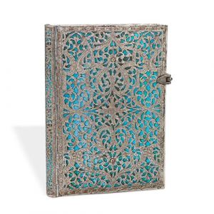 Carnet ligné Paperblanks Maya Bleu Midi