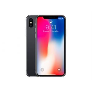 Apple iPhone X - 4G smartphone / Mémoire interne 64 Go - écran OEL - 5.8" - 2436 x 1125 pixels - 2x caméras arrière 12 MP, 12 MP - 2x front cameras 7 MP - gris sidéral