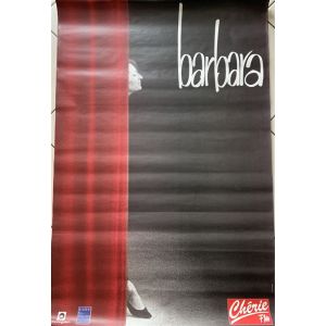 Affiche - Barbara - Rideau Rouge - En concert - 40x60cm