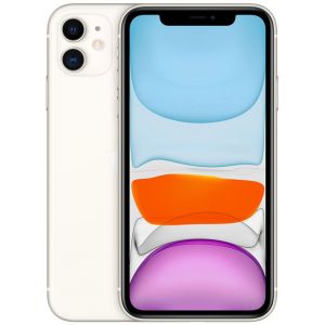 Apple iPhone 11 - 4G smartphone - double SIM / Mémoire interne 256 Go - Écran LCD - 6.1" - 1792 x 828 pixels - 2x caméras arrière 12 MP, 12 MP - front camera 12 MP - blanc