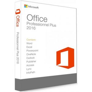 Microsoft Office 2016 Professionnel Plus (Pro Plus) - Clé licence à télécharger