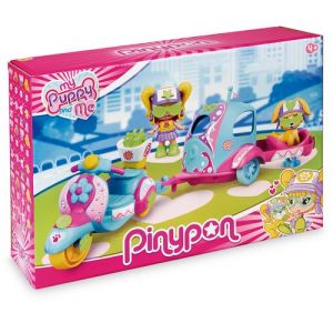 Poupée Pinypon Coffret Moto My Puppy and me